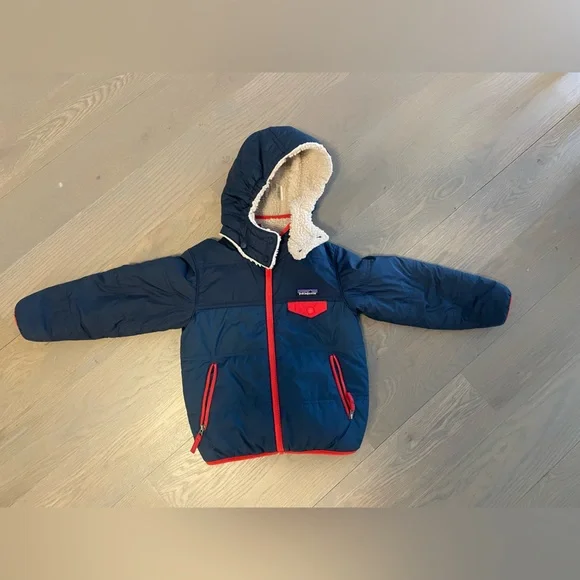 Patagonia Freddy Reversible Jacket - Boys 5T - Picture 1 of 4
